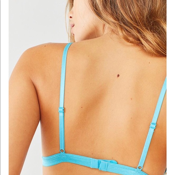 UO Out From Under Izzy shimmer triangle bra - Picture 6 of 6